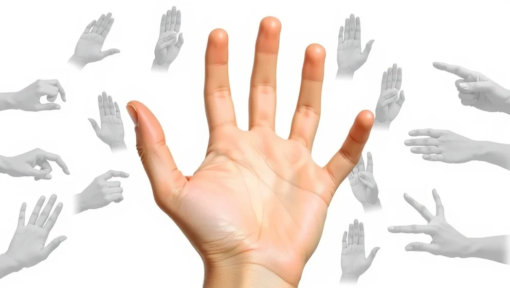Vad betyder olika tecken med fingrarna