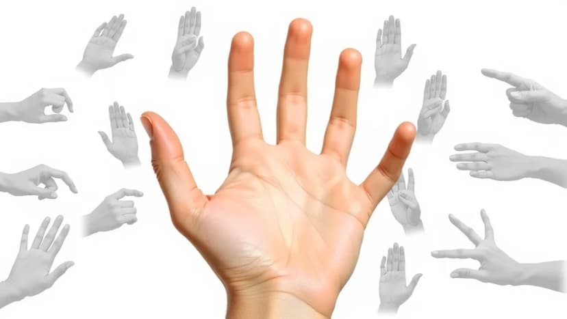 Vad betyder olika tecken med fingrarna