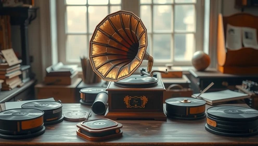 Vem uppfann fonografen